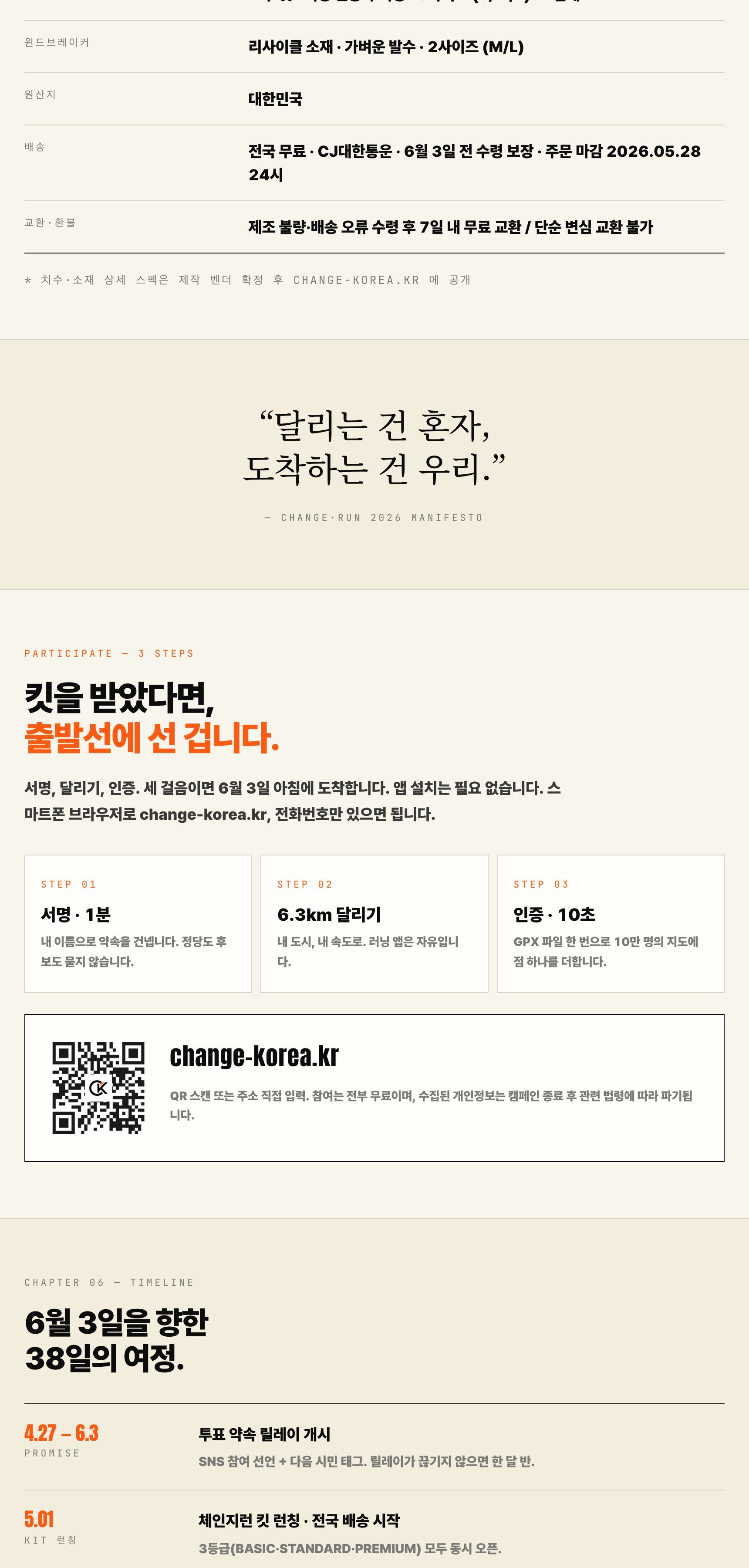 체인지런 키트 · 프리미엄